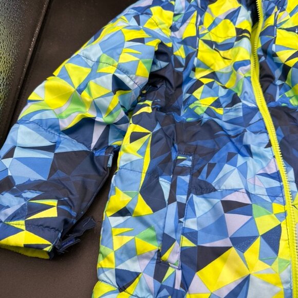 Nylon Blue Neon Green & Yellow Insulated Inside Size 4T Length 15 Inches - Picture 3 of 7